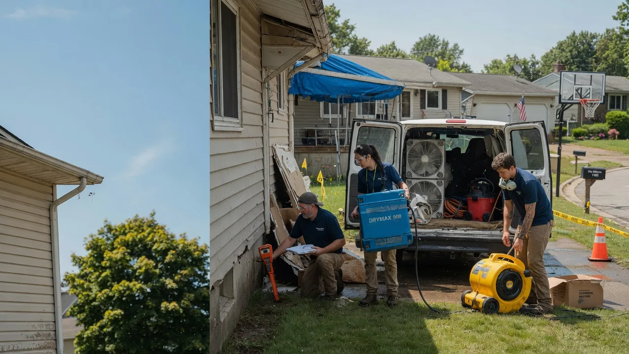 Ceiling Leak Cleanup in Petroleum, IN near me